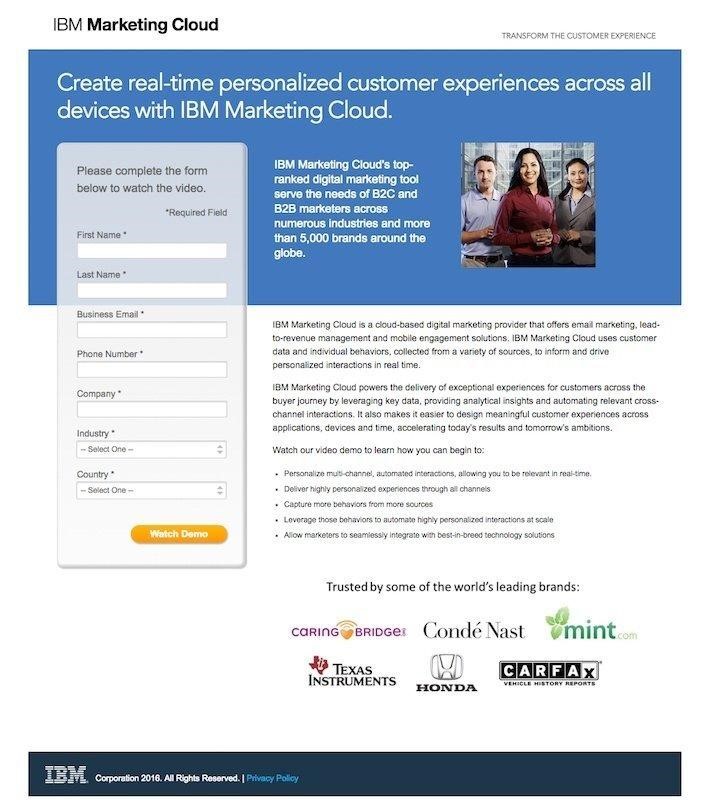 Landing Page Examples