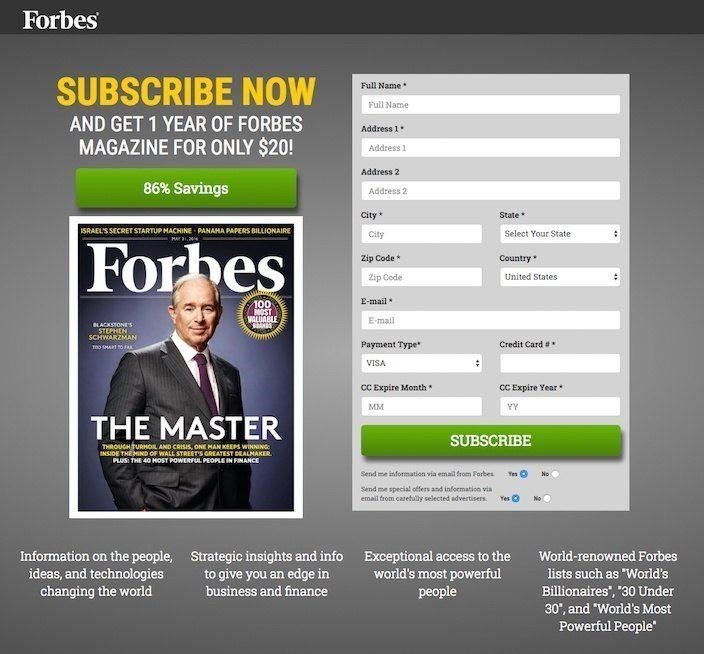 Landing Page Examples