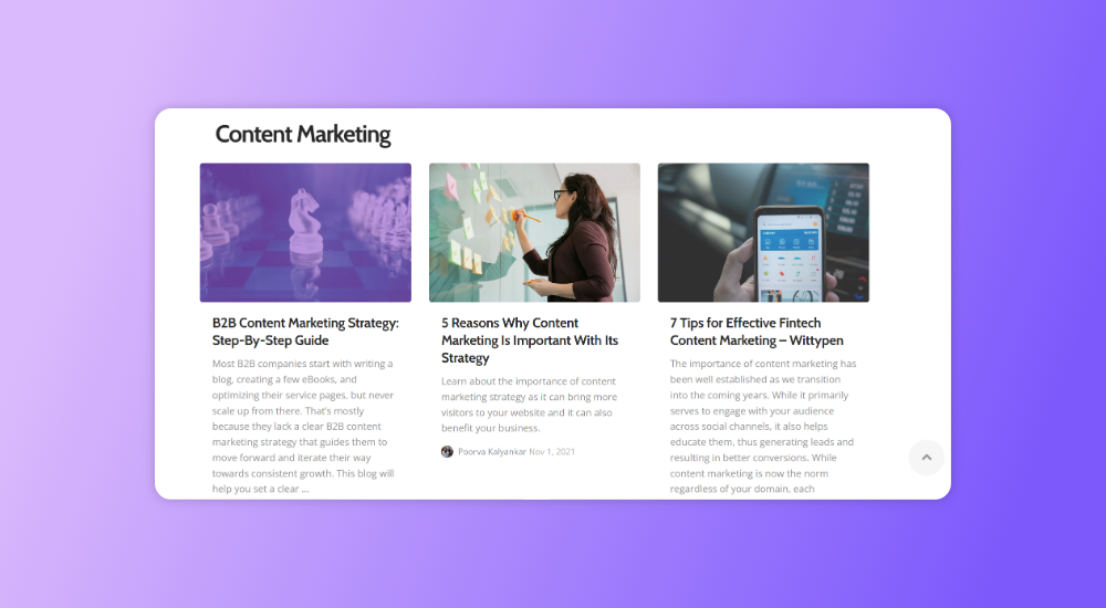 Generate Effective Blog Series